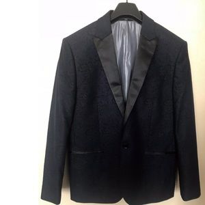 EXPRESS Navy Tuxedo Jacket